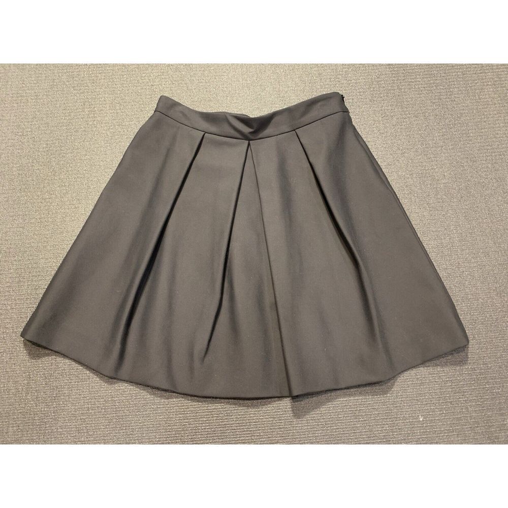 Patrizia‎ Pepe Black Pleated Skirt Women's Size 8 Italian 44